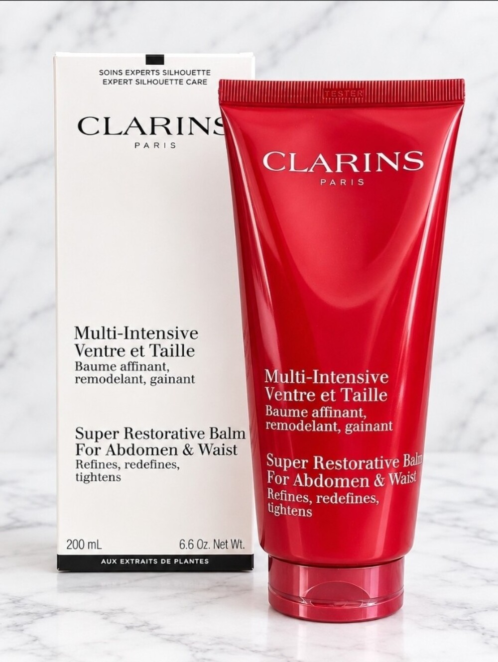 Clarins Super Restorative Balm For Abdomen and Waist 6.6oz/200ml NIB ! $100 MSRP